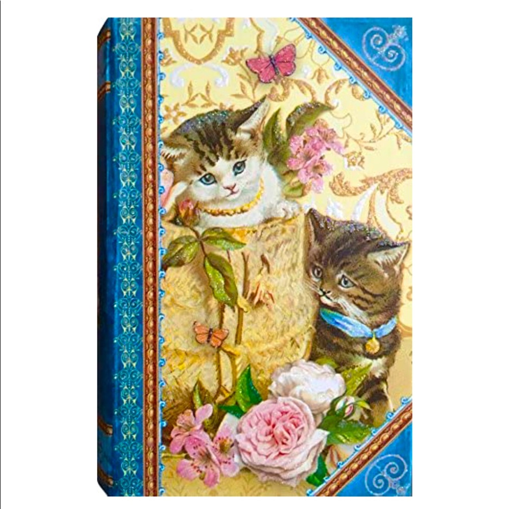Victorian Kittens Lavender Soap Book Box (90939)